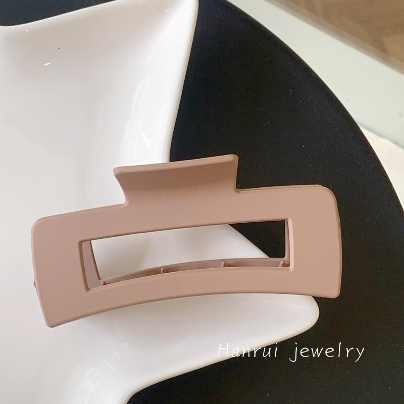 Wholesale Back Head Square Frosted Large Women's Elegant Bath Hair Clip